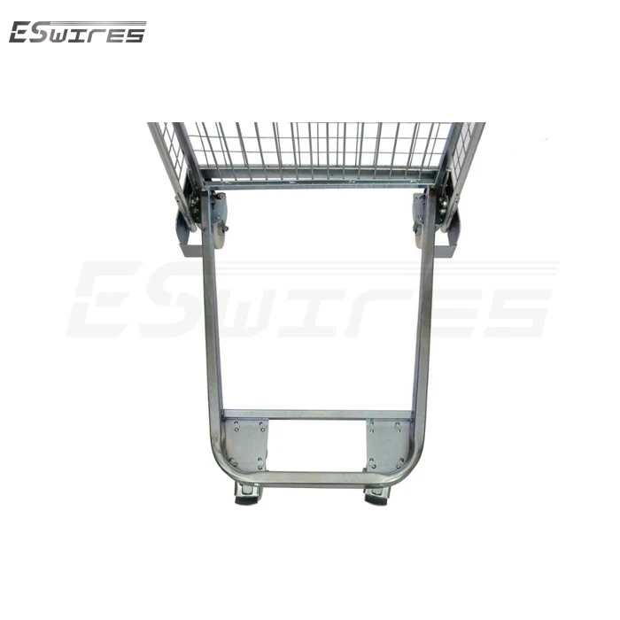 3-sided roll cage trolley A base